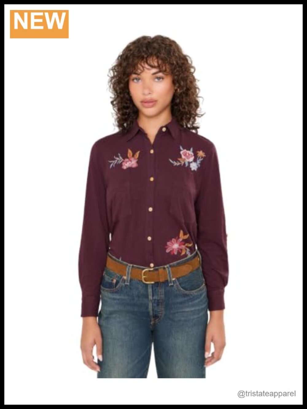 Women's 100% Cotton Relaxed Fit Button Down Shirt